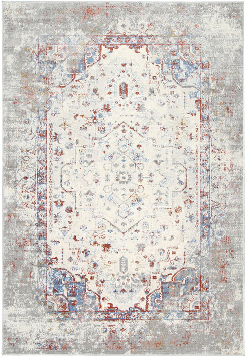 Rose Grey Multi Contemporary Rug - ADORE RUGS and FLOORING